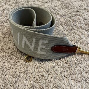 Celine Bag Strap with Gold Accents